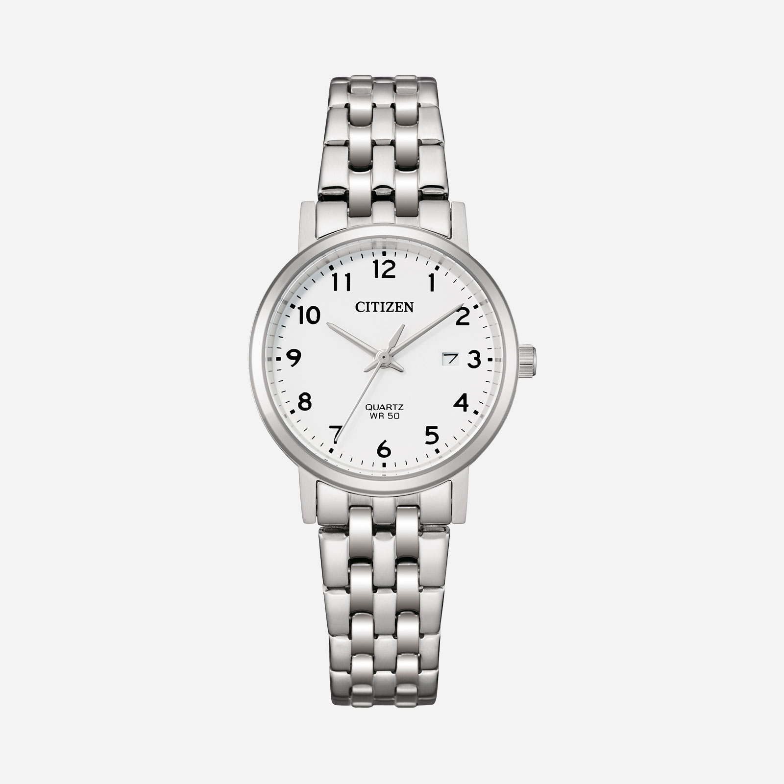 Citizen damklocka vit/stål, 28 mm - EU6090-54A