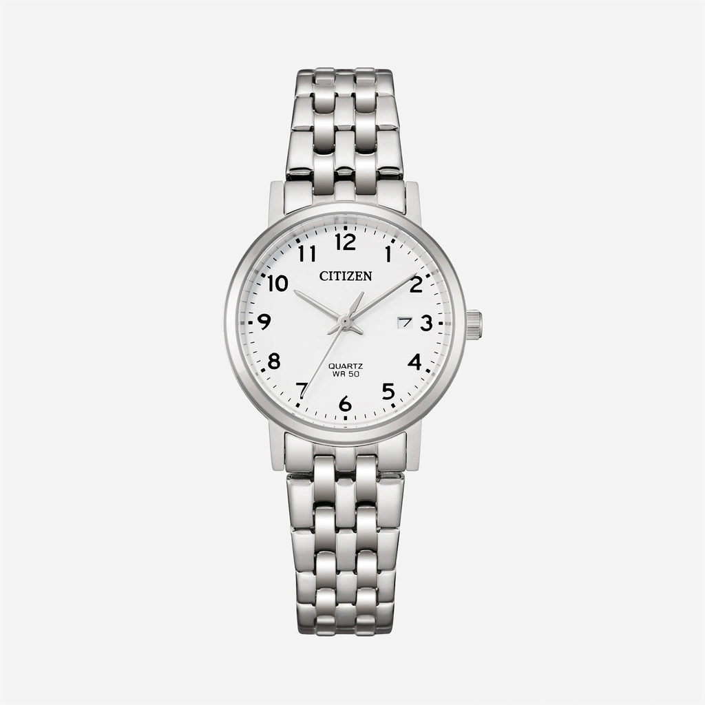 Citizen damklocka vit/stål, 28 mm - EU6090-54A