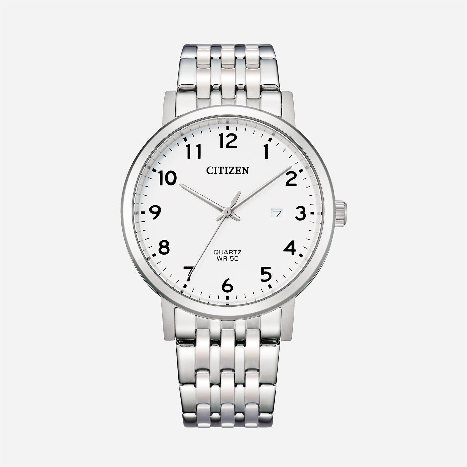 Citizen herrklocka vit/stål, 40 mm - BI5070-57A