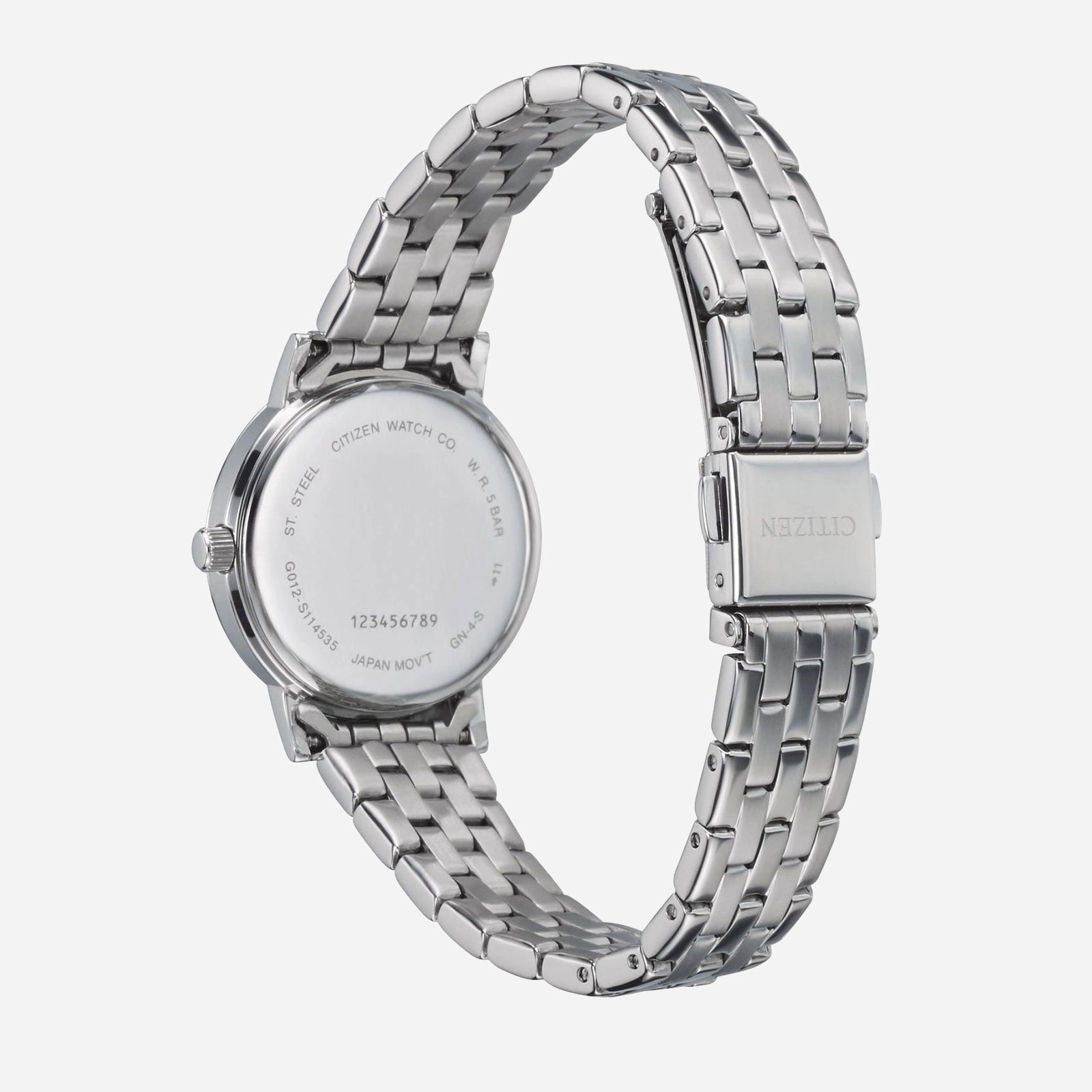 Citizen damklocka grå/stål, 28 mm - EU6090-54H