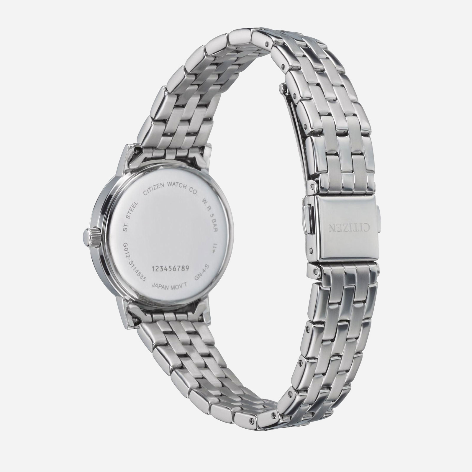 Citizen damklocka vit/stål, 28 mm - EU6090-54A