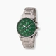 Jacques Lemans London herr, stål/grön 44 mm - 1-1844ZN