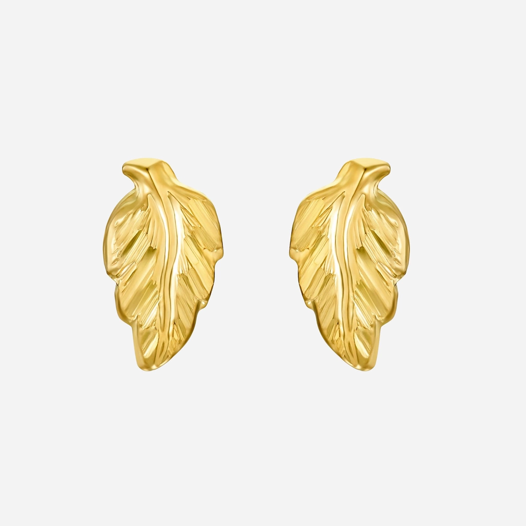 Örhängen 9k guld - Studs 8 mm