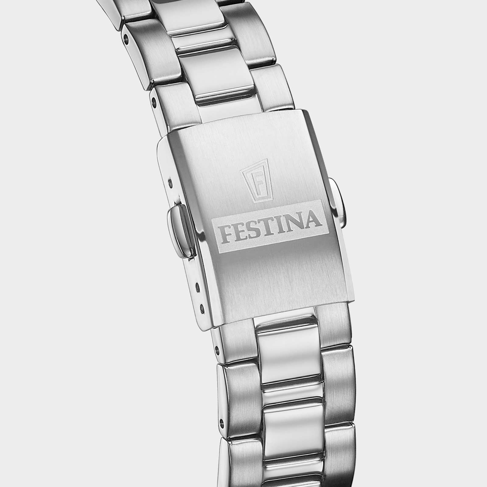Festina Classic - damklocka metallband vit/stål, 31mm