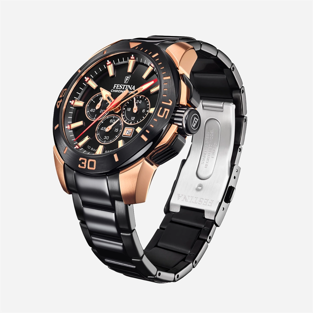 Festina Chrono Bike Special Edition - herrklocka, svart, 47mm