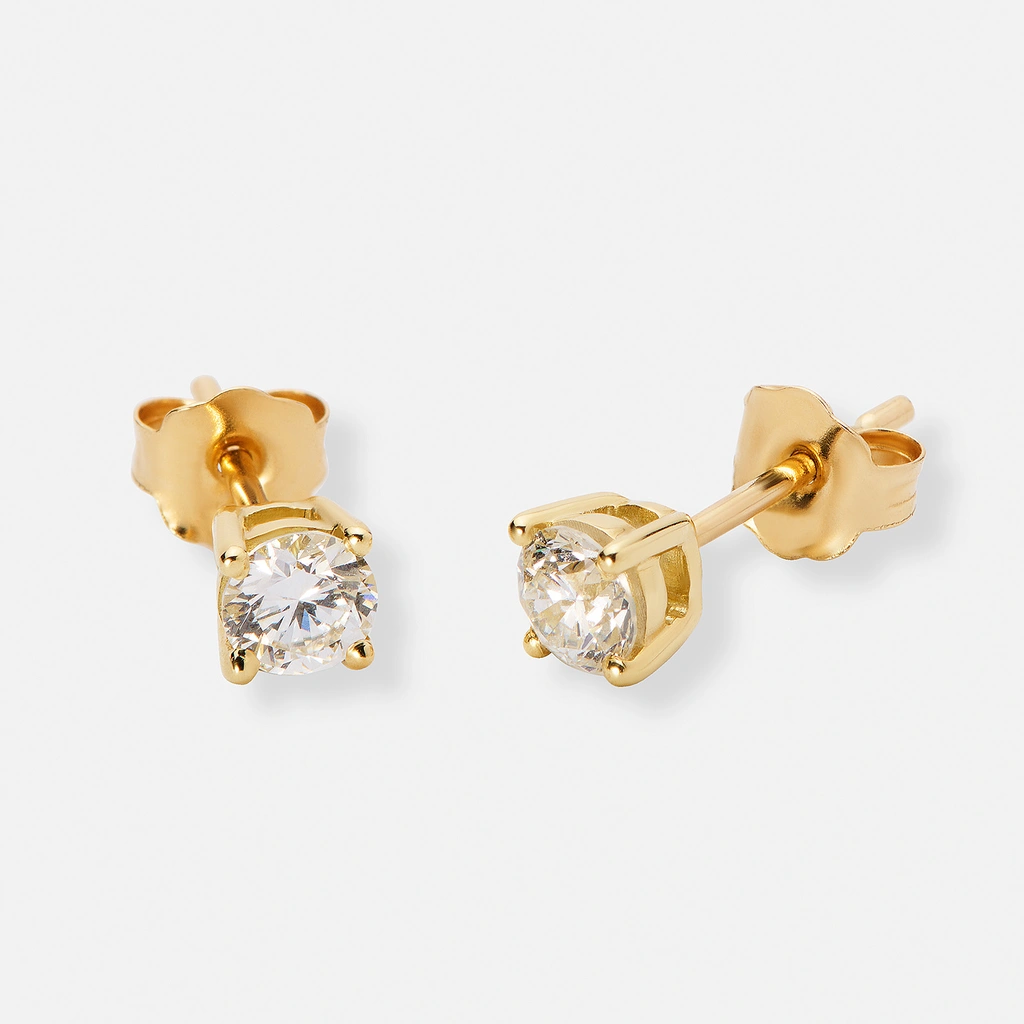 Je t´aime örhängen 18K guld - L'Océane Akoya