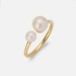 Je t´aime 18K guldring - Port de Perle Akoya