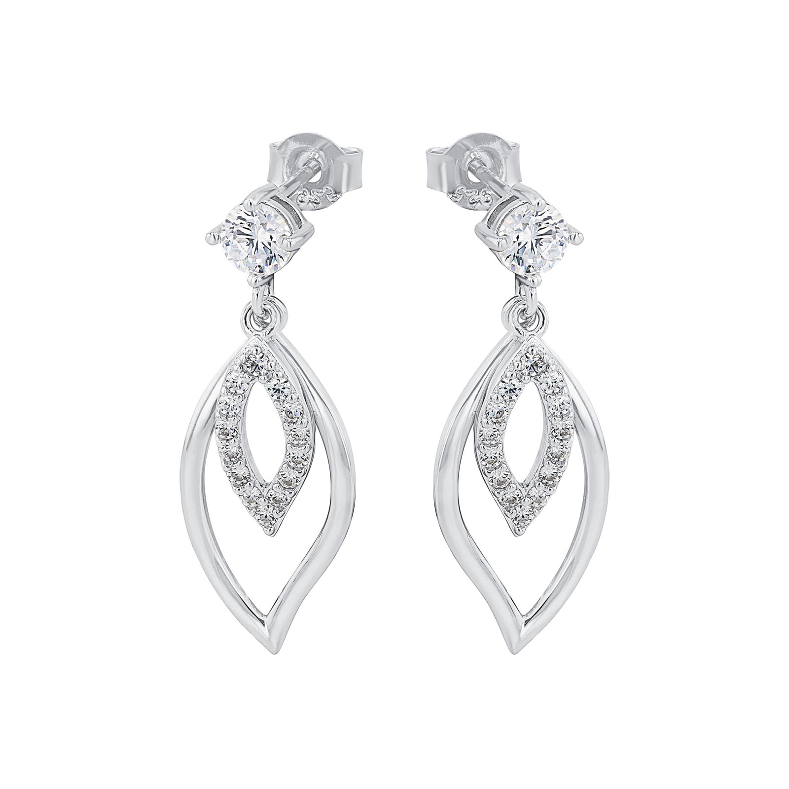 Silverörhängen, hängande lövformer - 28 mm