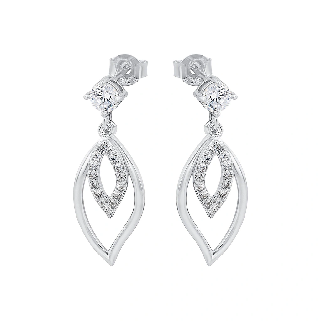 Silverörhängen, hängande lövformer - 28 mm