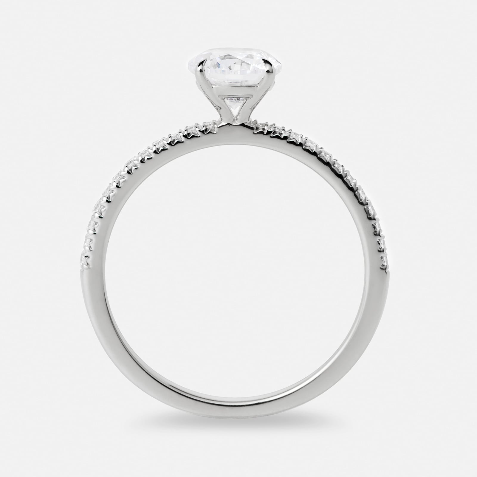 Je t´aime 18K ring vitguld - L'Élue Lumière