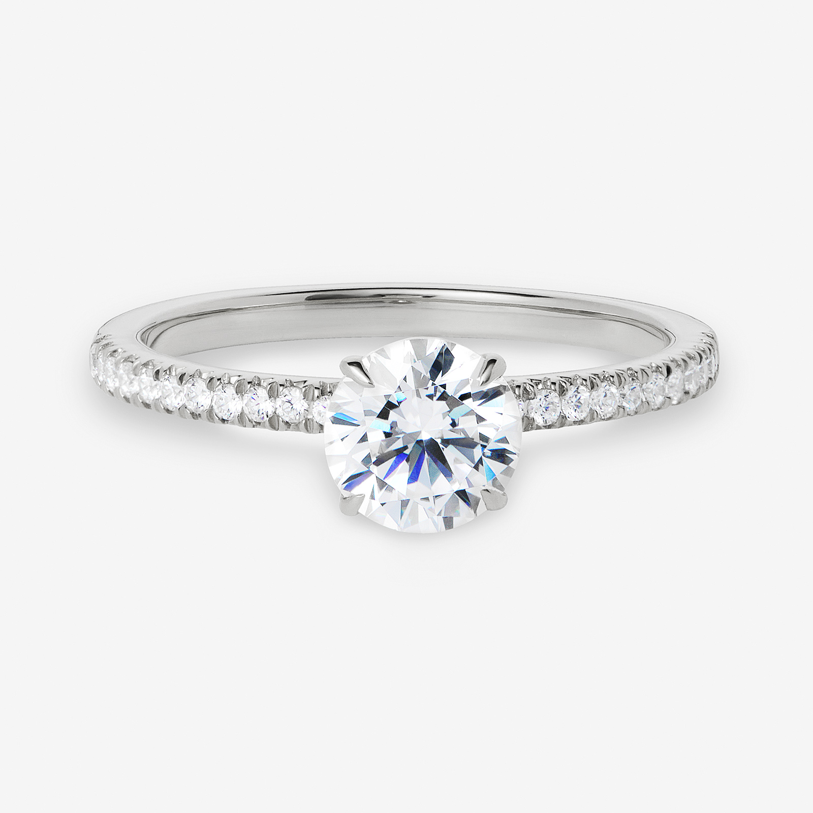 Je t´aime 18K ring vitguld - L'Élue Lumière