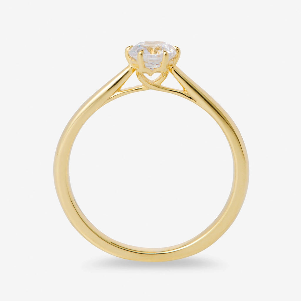 Je t´aime 18K guldring - Le Coeur
