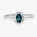 Je t´aime 18K ring vitguld - Diana Safir