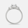 Je t´aime 18K ring vitguld - Couronne