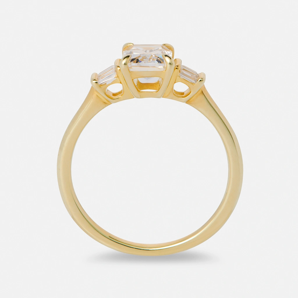 Je t´aime 18K guldring - Couronne