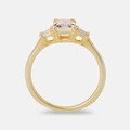 Je t´aime 18K guldring - Couronne