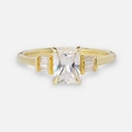 Je t´aime 18K guldring - Couronne