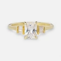 Je t´aime 18K guldring - Couronne