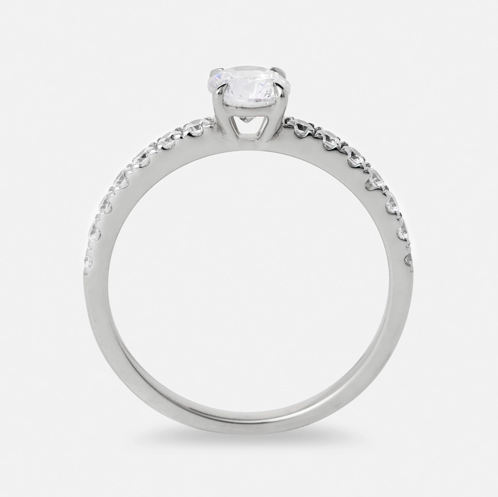 Je t´aime 18K ring vitguld - Toujours Lumière