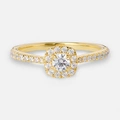 Je t´aime 18K guldring - Aurore