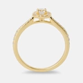 Je t´aime 18K guldring - Aurore