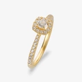 Je t´aime 18K guldring - Aurore