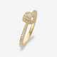 Je t´aime 18K guldring - Aurore