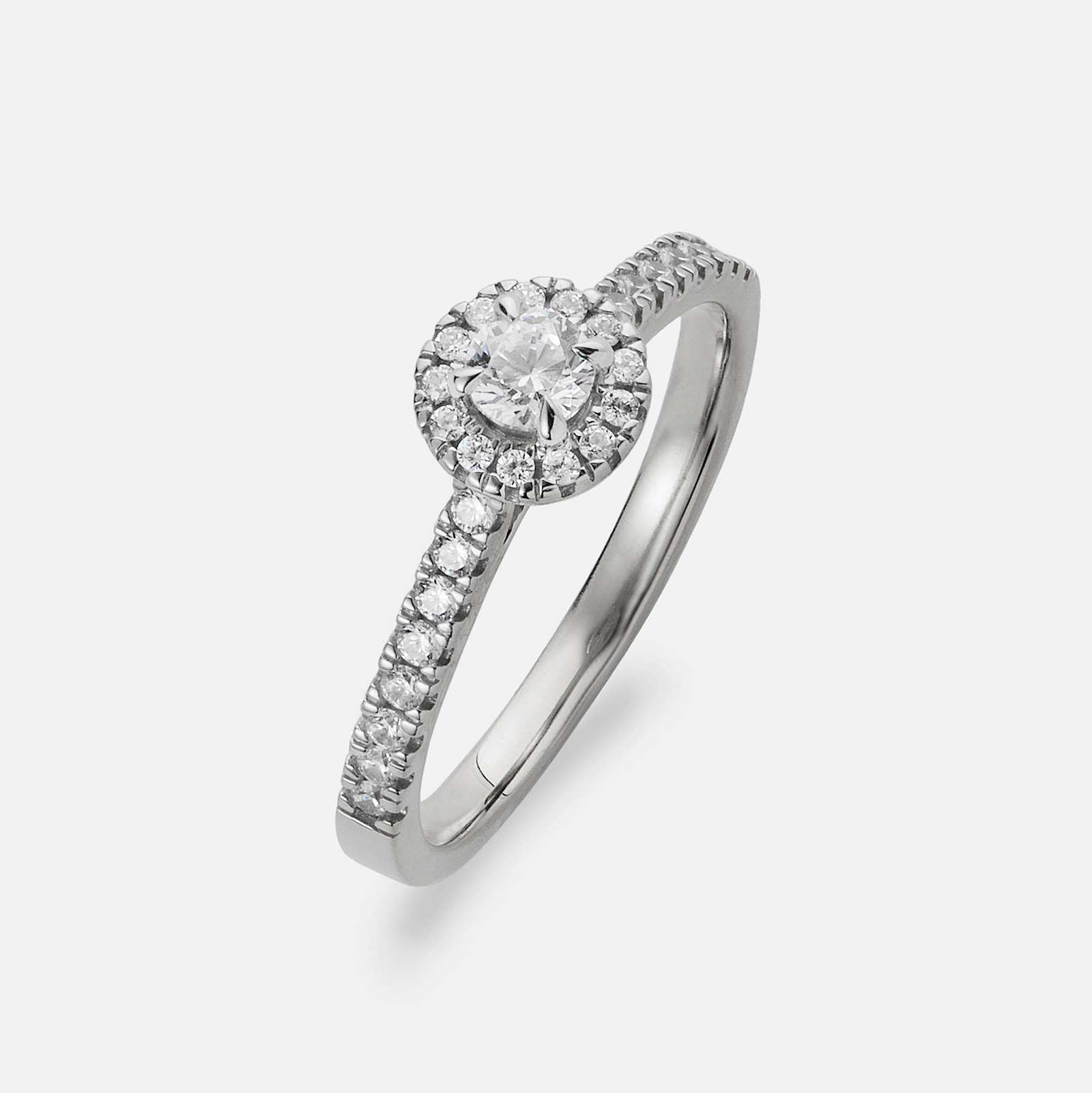 Je t´aime 18K ring vitguld - Le Soleil