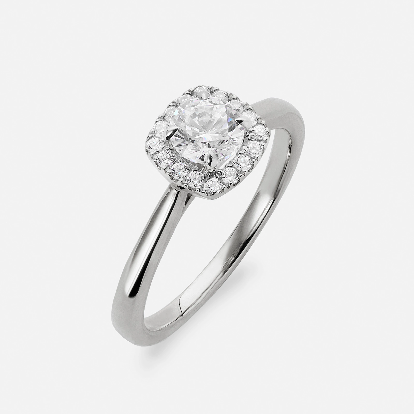 Je t´aime 18K ring vitguld - Vénus