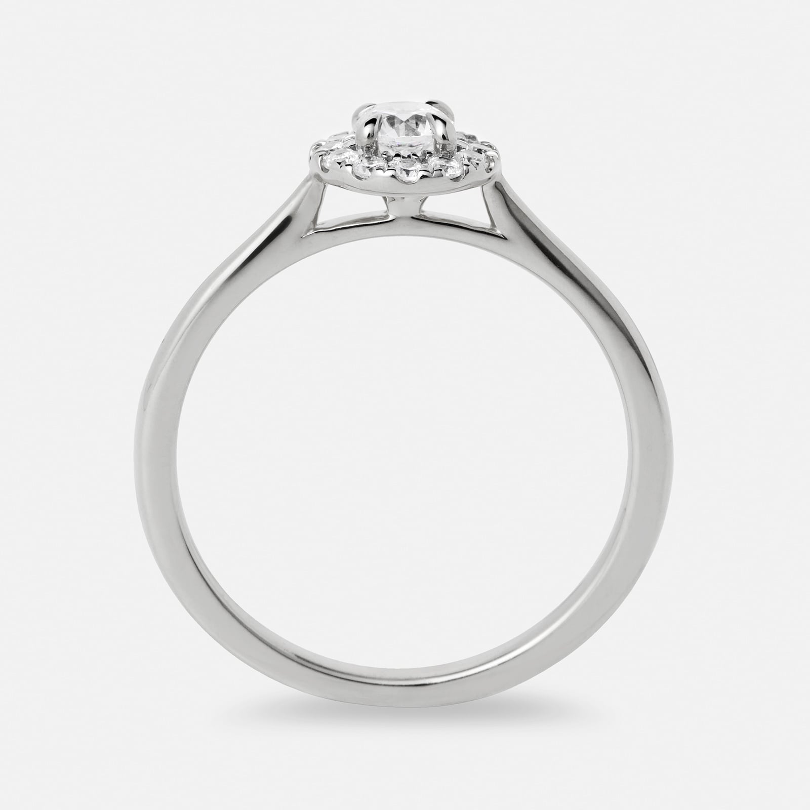 Je t´aime 18K ring vitguld - La Lune