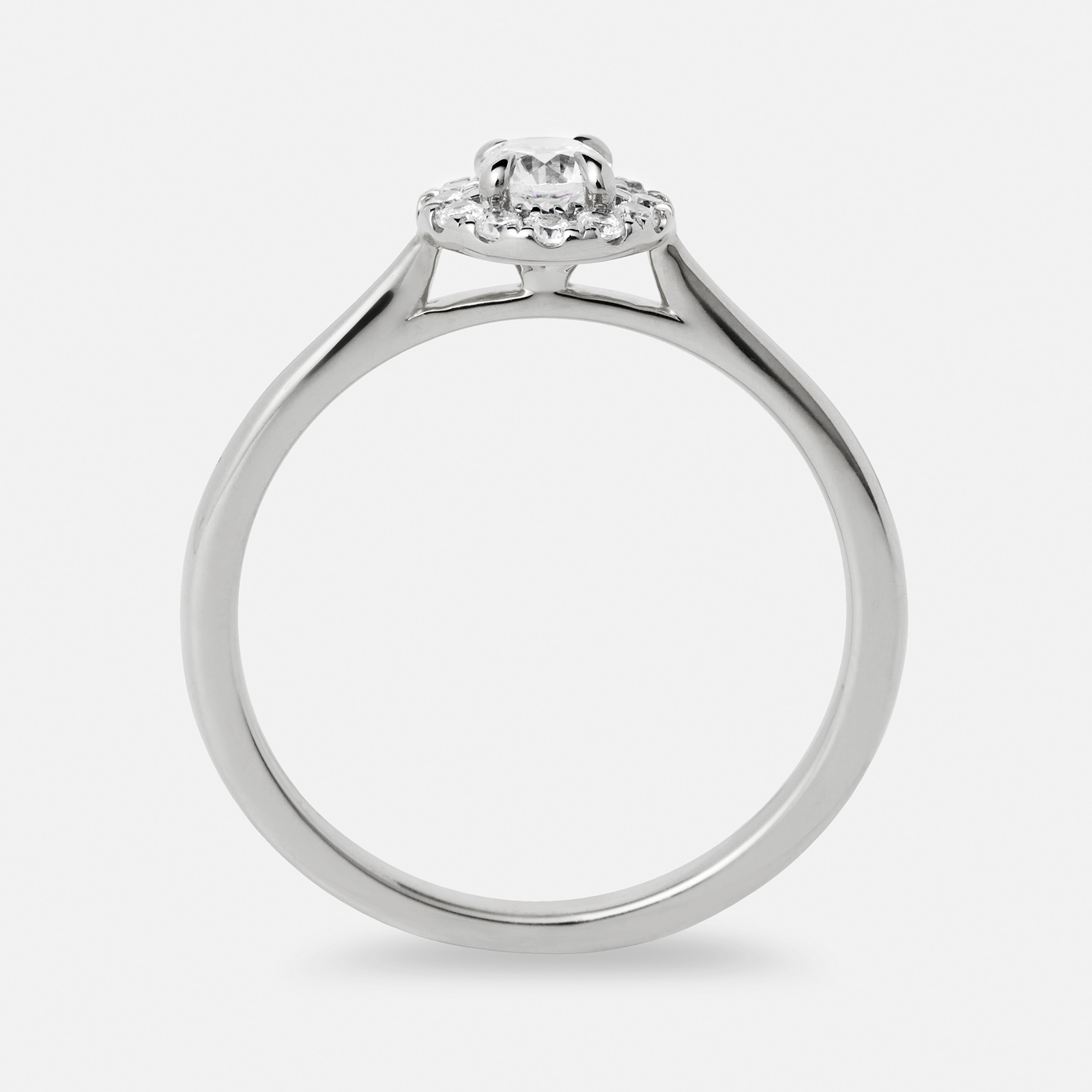 Je t´aime 18K ring vitguld - La Lune