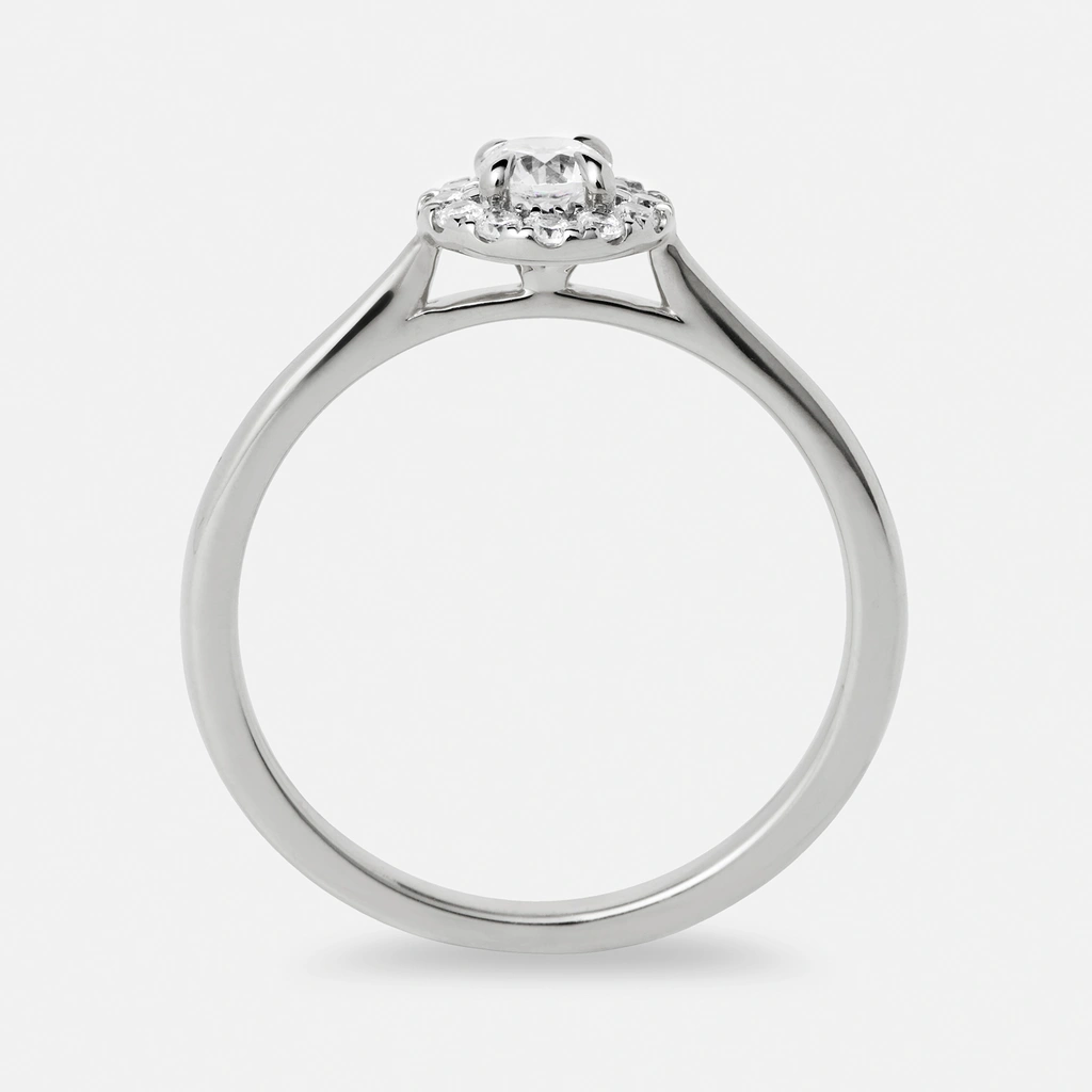 Je t´aime 18K ring vitguld - La Lune