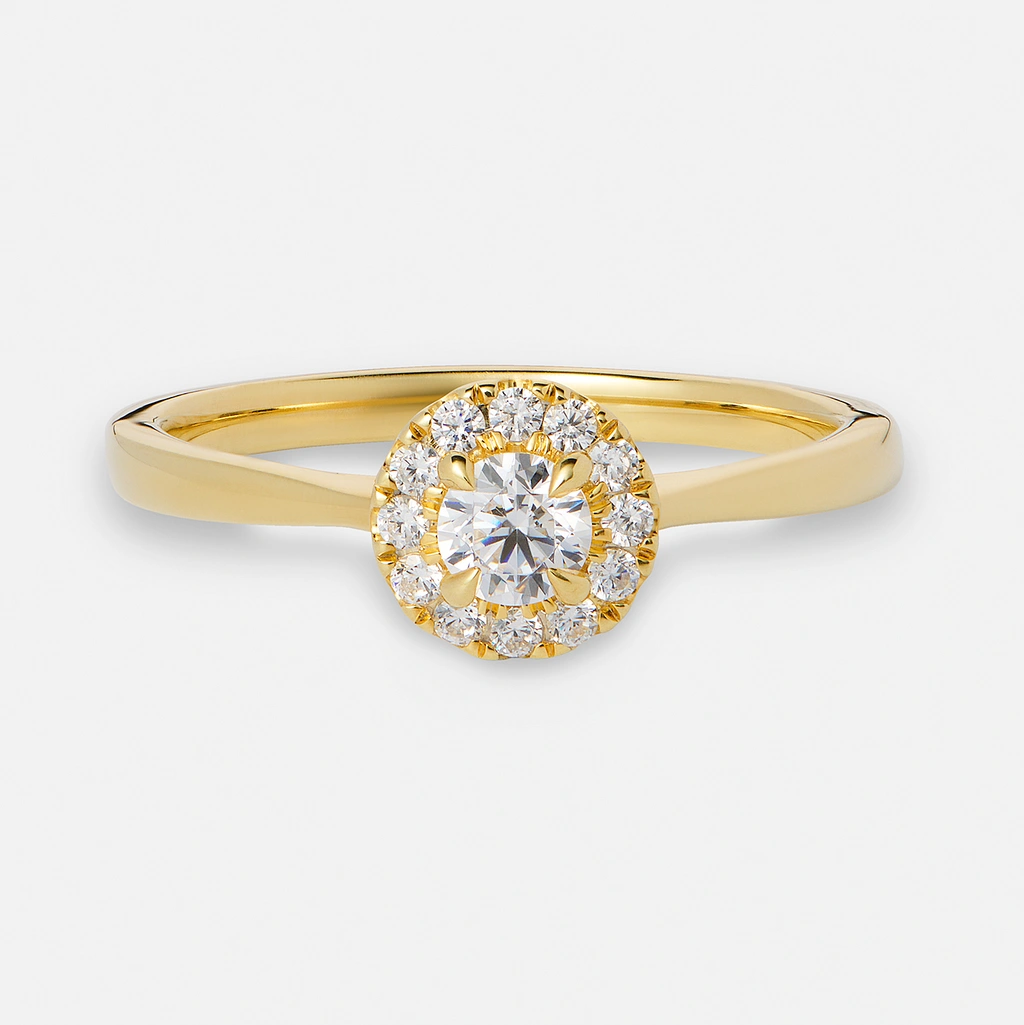 Je t´aime 18K guldring - La Lune