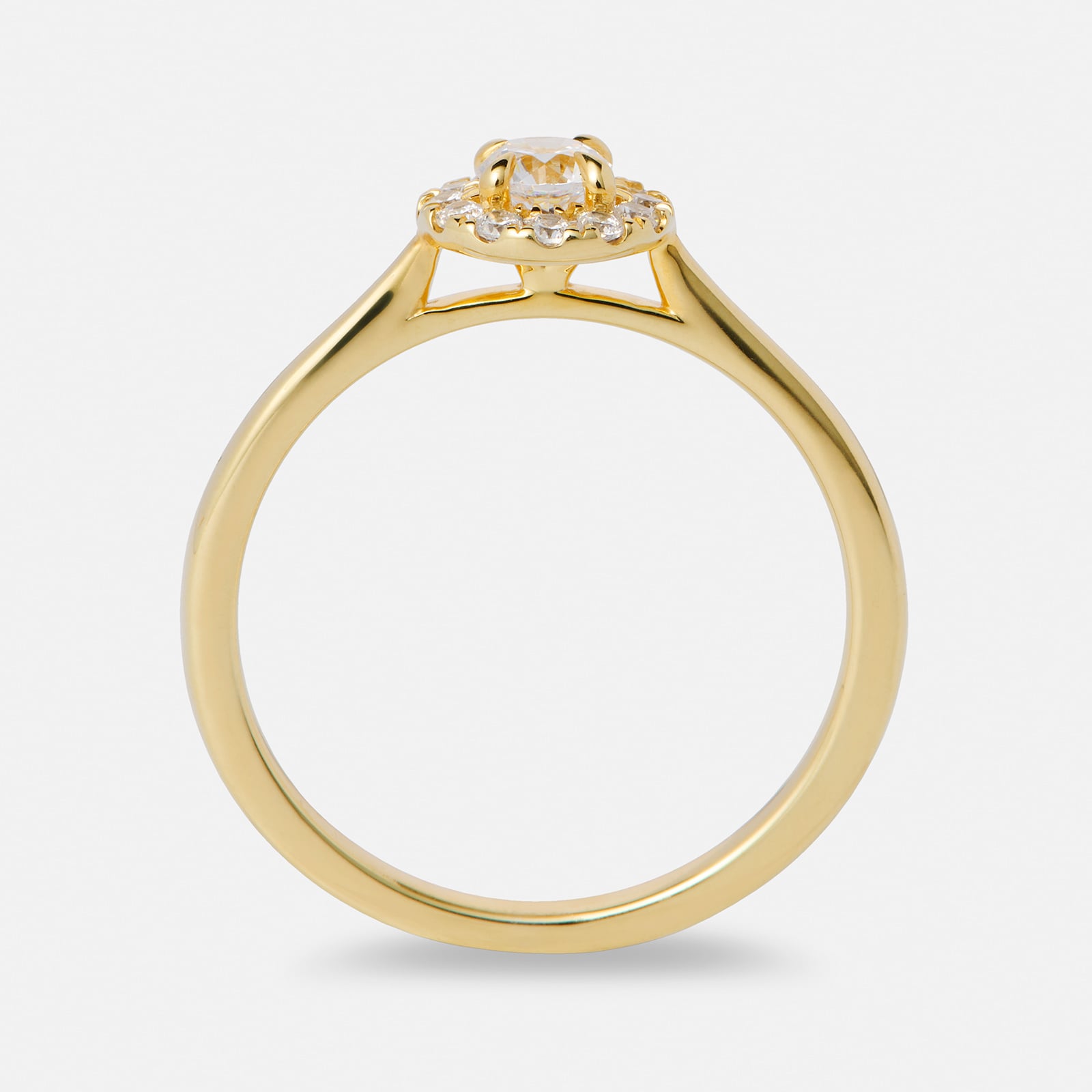 Je t´aime 18K guldring - La Lune