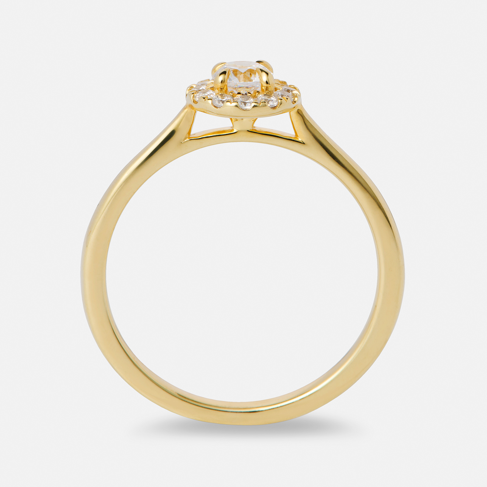 Je t´aime 18K guldring - La Lune