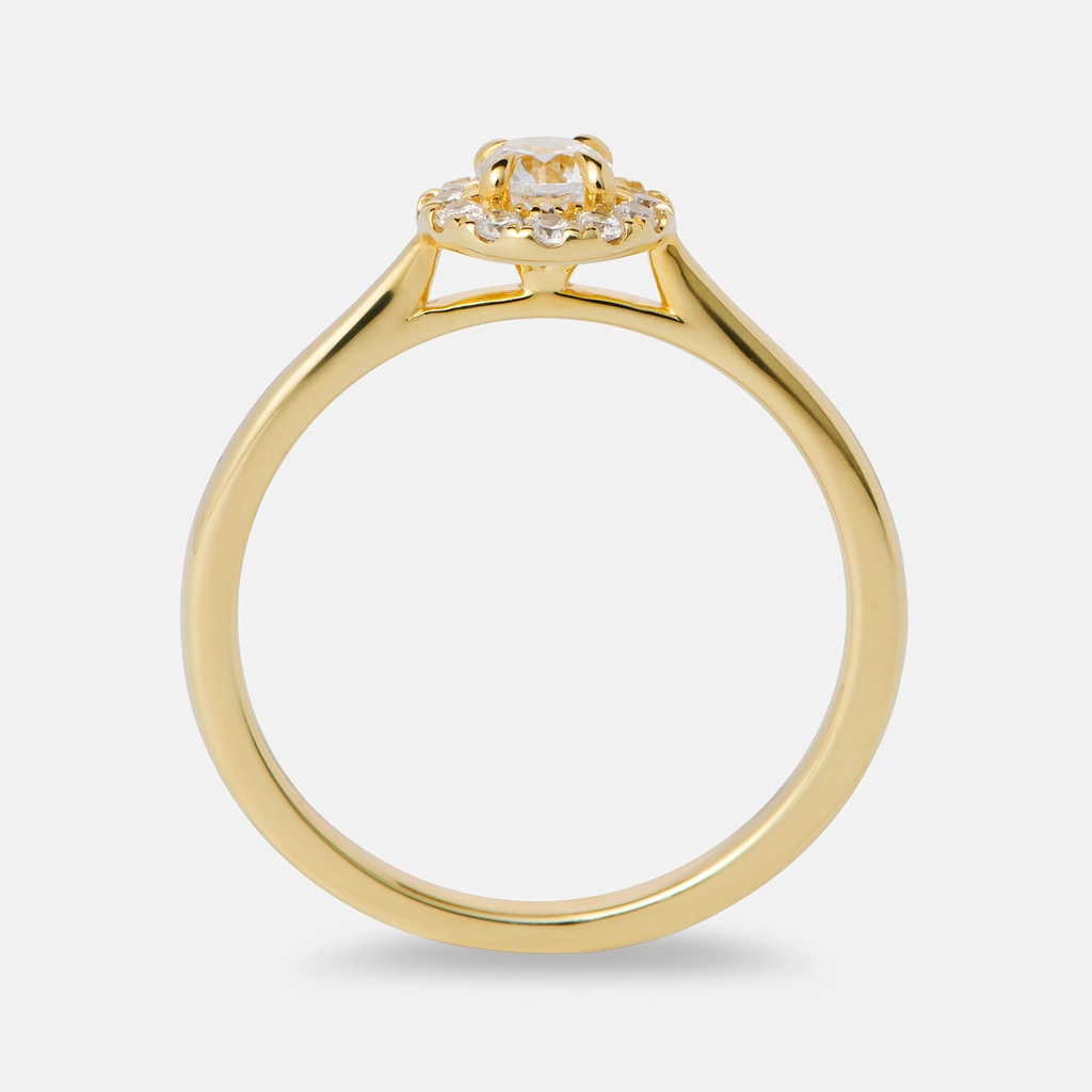 Je t´aime 18K guldring - La Lune