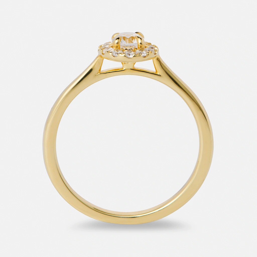 Je t´aime 18K guldring - La Lune