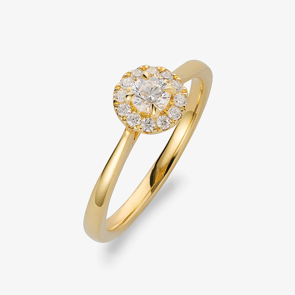 Je t´aime 18K guldring - La Lune