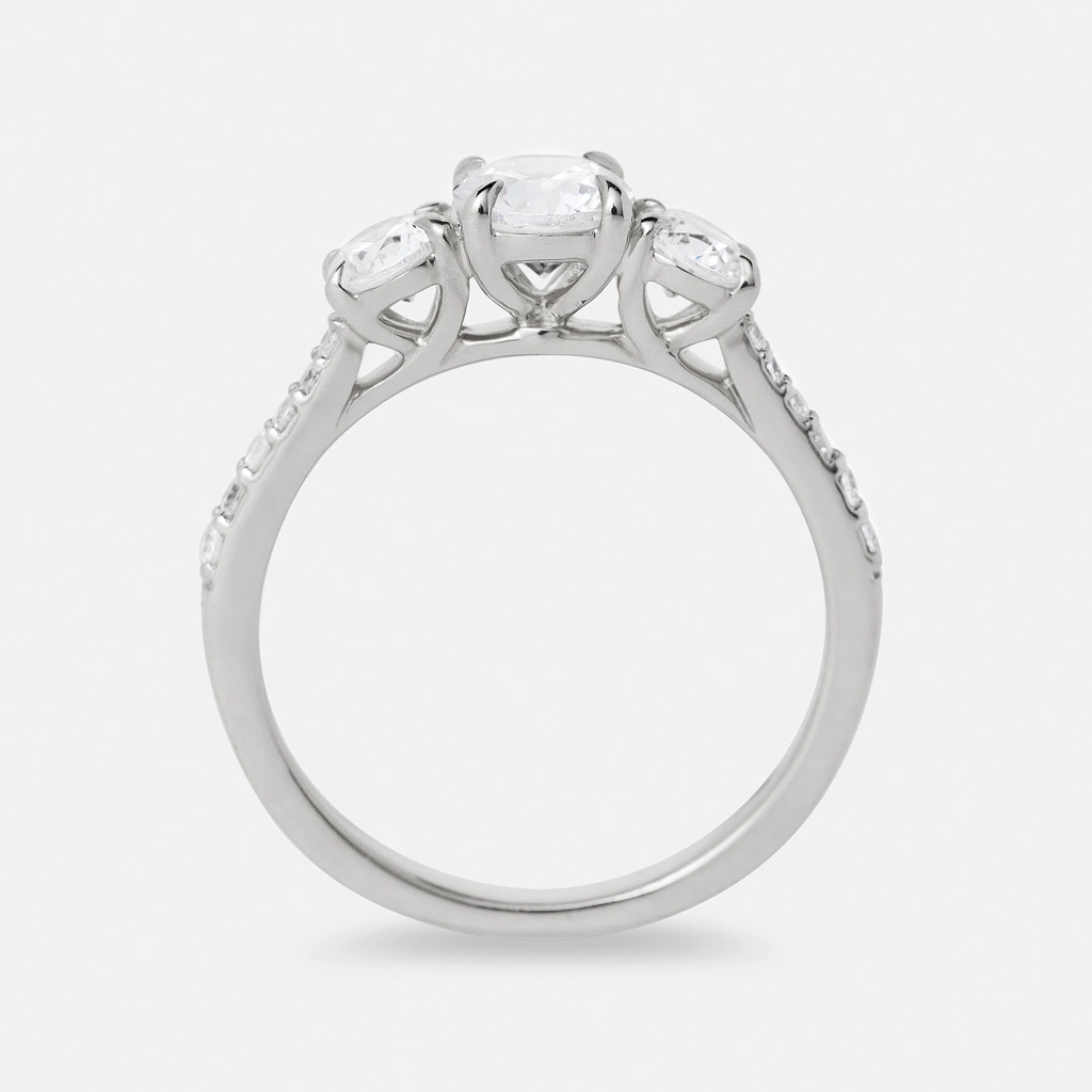 Je t´aime 18K ring vitguld - Cap d'Antibes