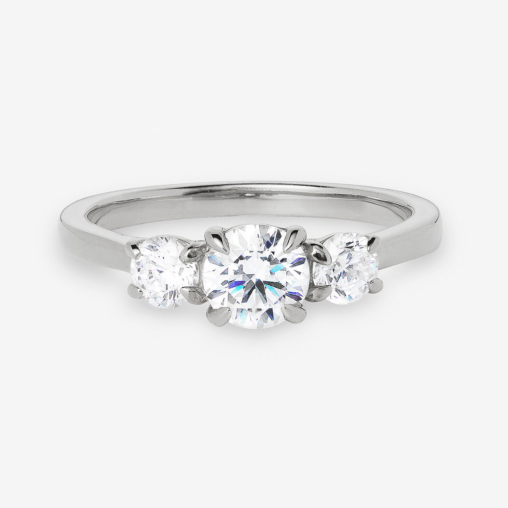 Je t´aime 18K ring vitguld - Antibes