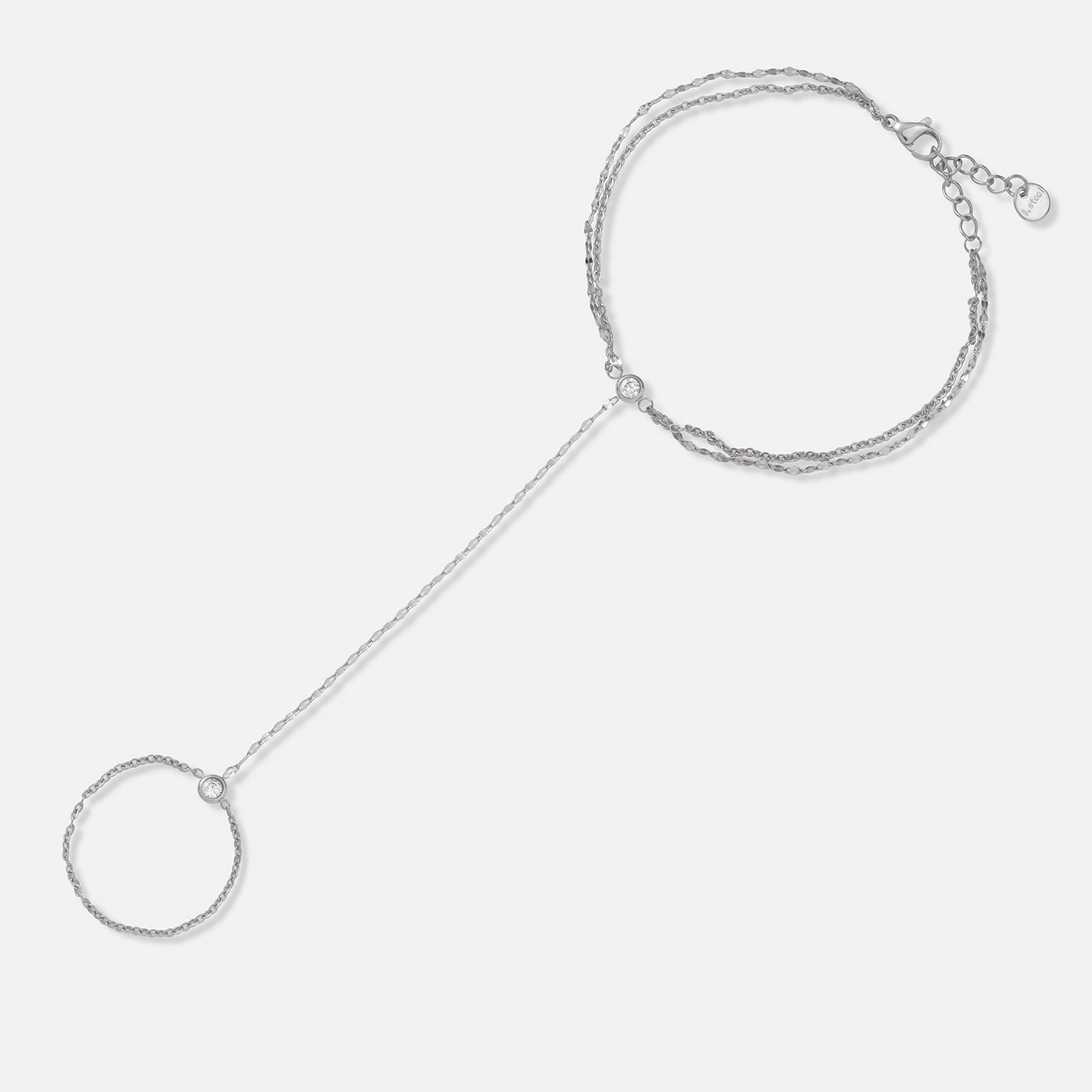 Ringarmband i stål - 16+3cm