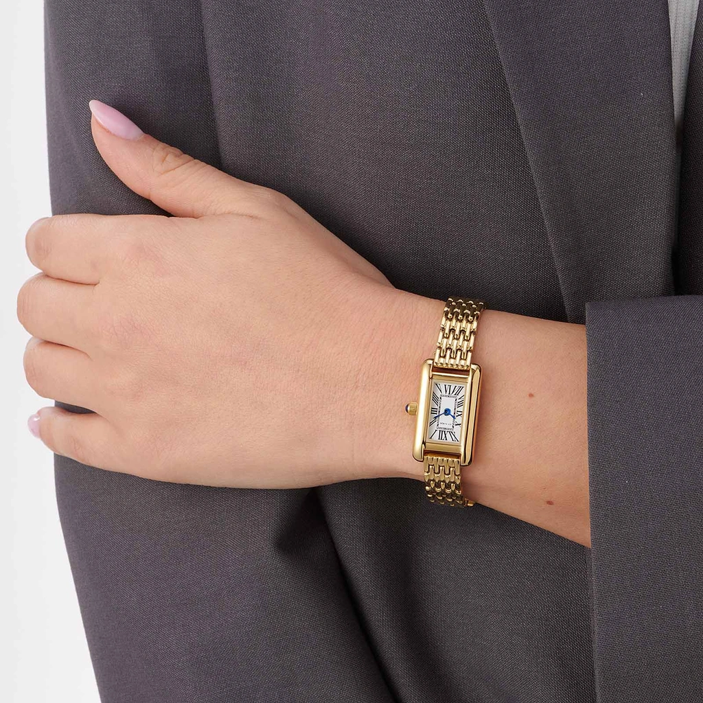 Ivy n Rox Deco damklocka - guld 15x28 mm