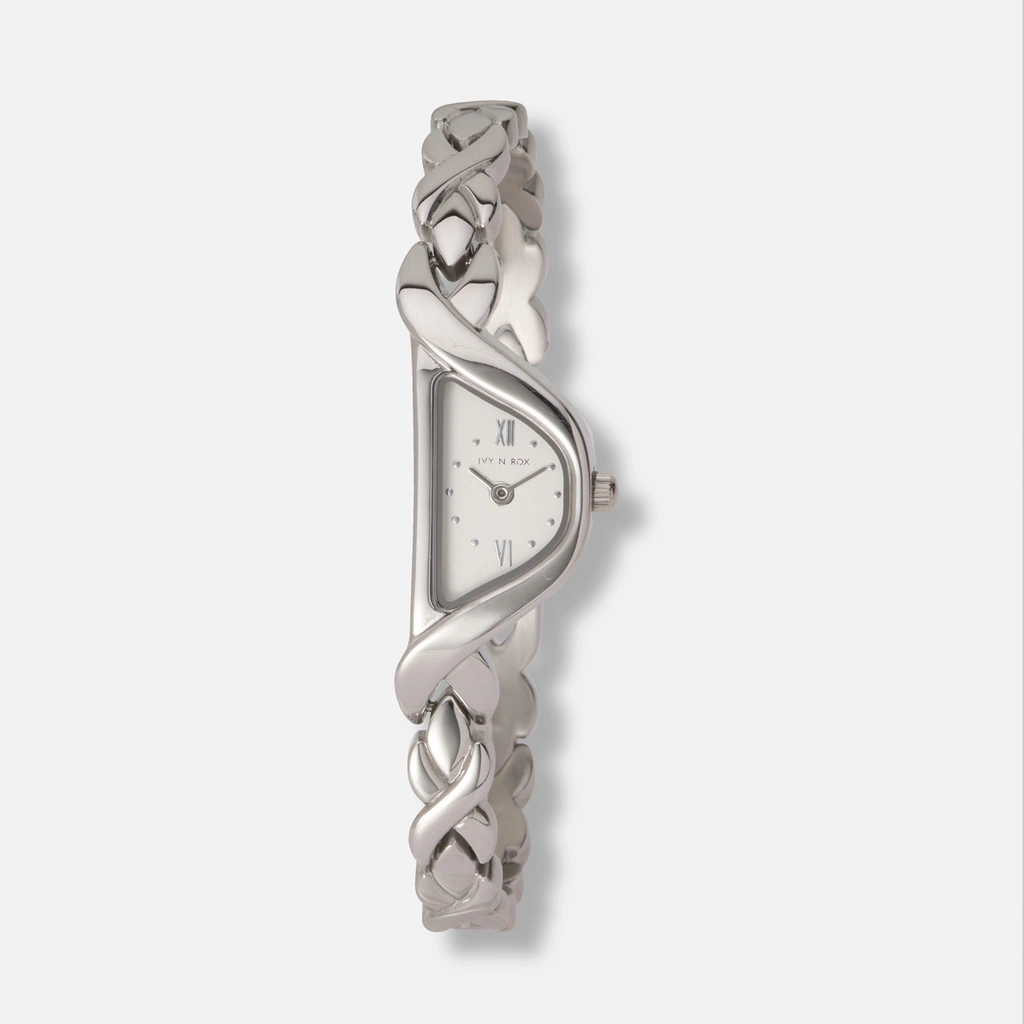 Ivy n Rox Velia damklocka - silver 17x42 mm