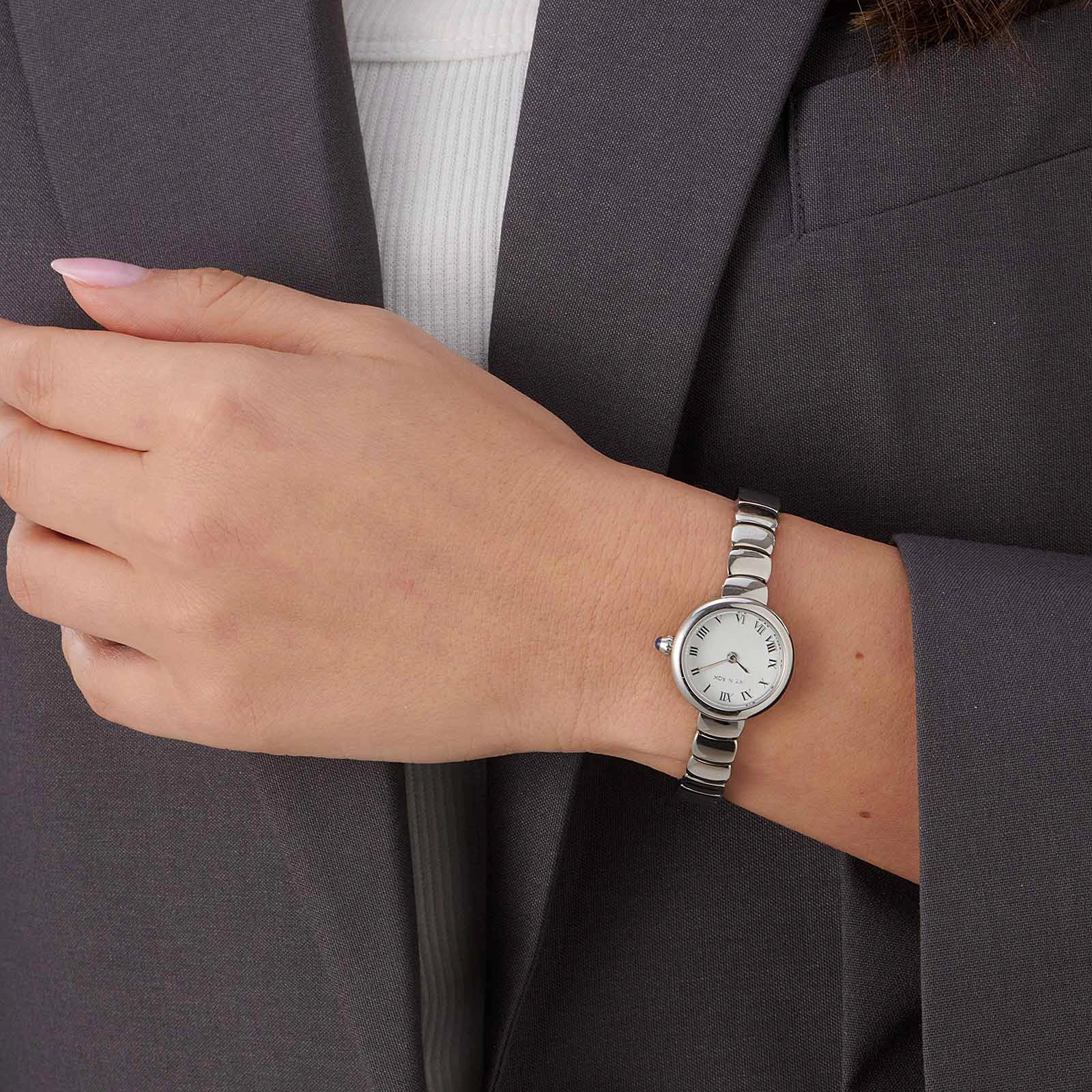 Ivy n Rox Mira damklocka - silver 22 mm