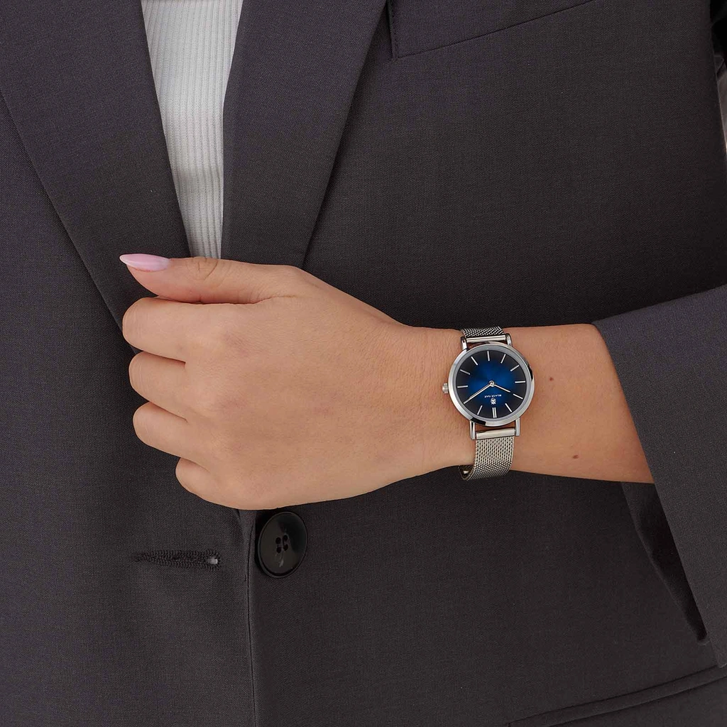 Black Oak Gerardii damklocka - silver/blå 30mm