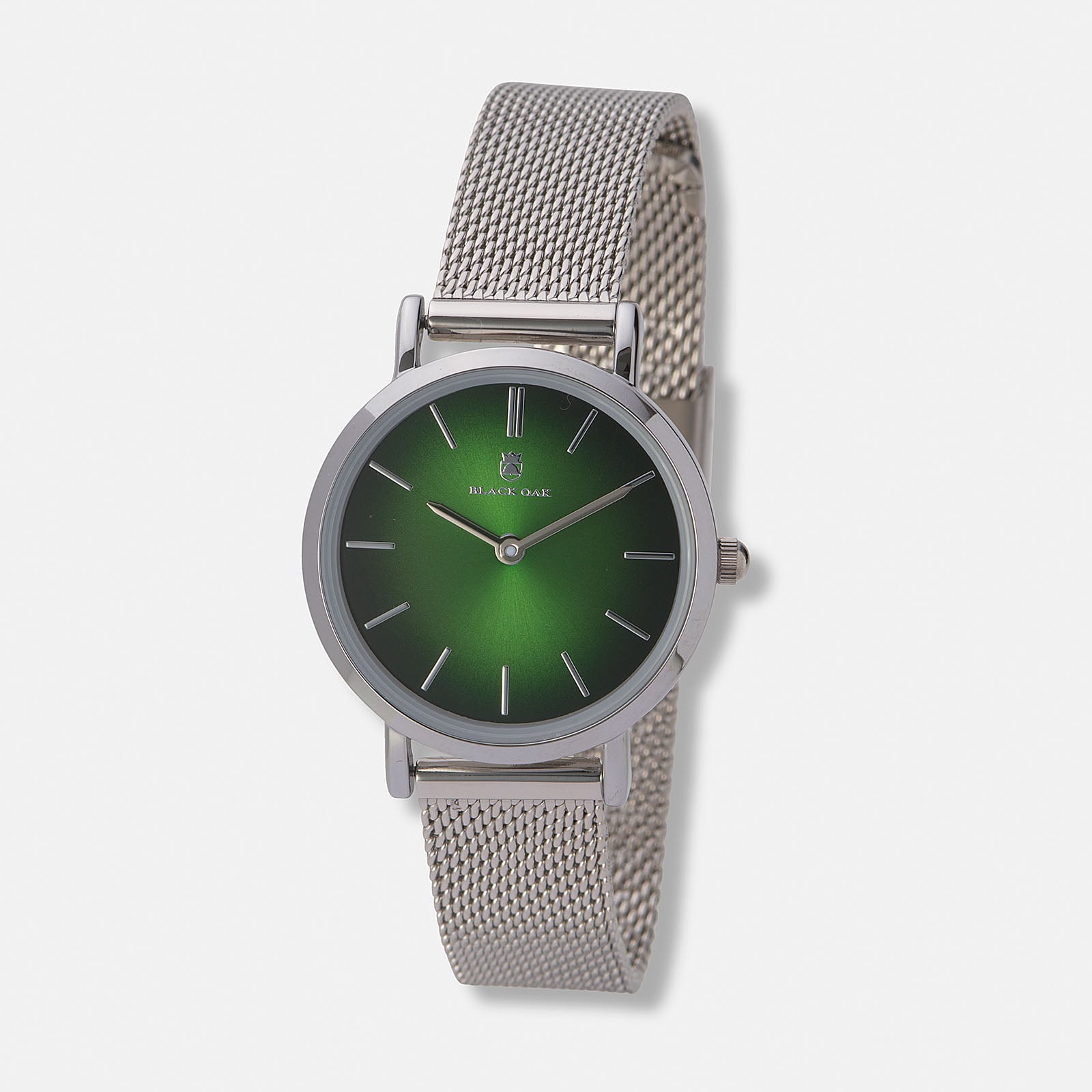 Black Oak Gerardii damklocka - silver/grön 30mm