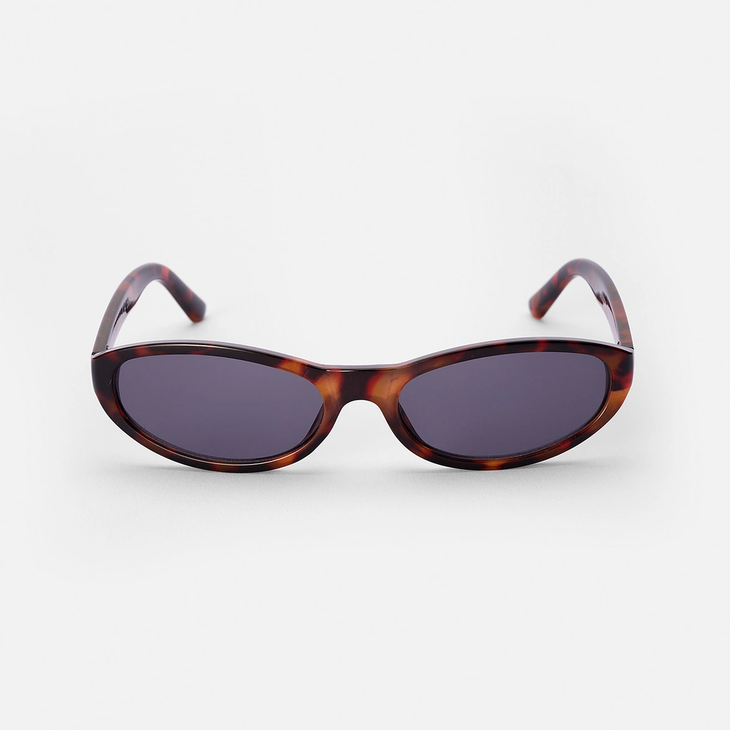 Solglasögon smal Cat, sköldpaddsfärgad/brun