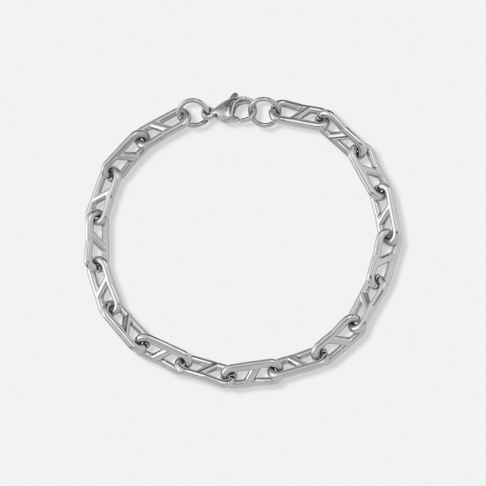 Stålarmband ankarlänk - 21,5cm