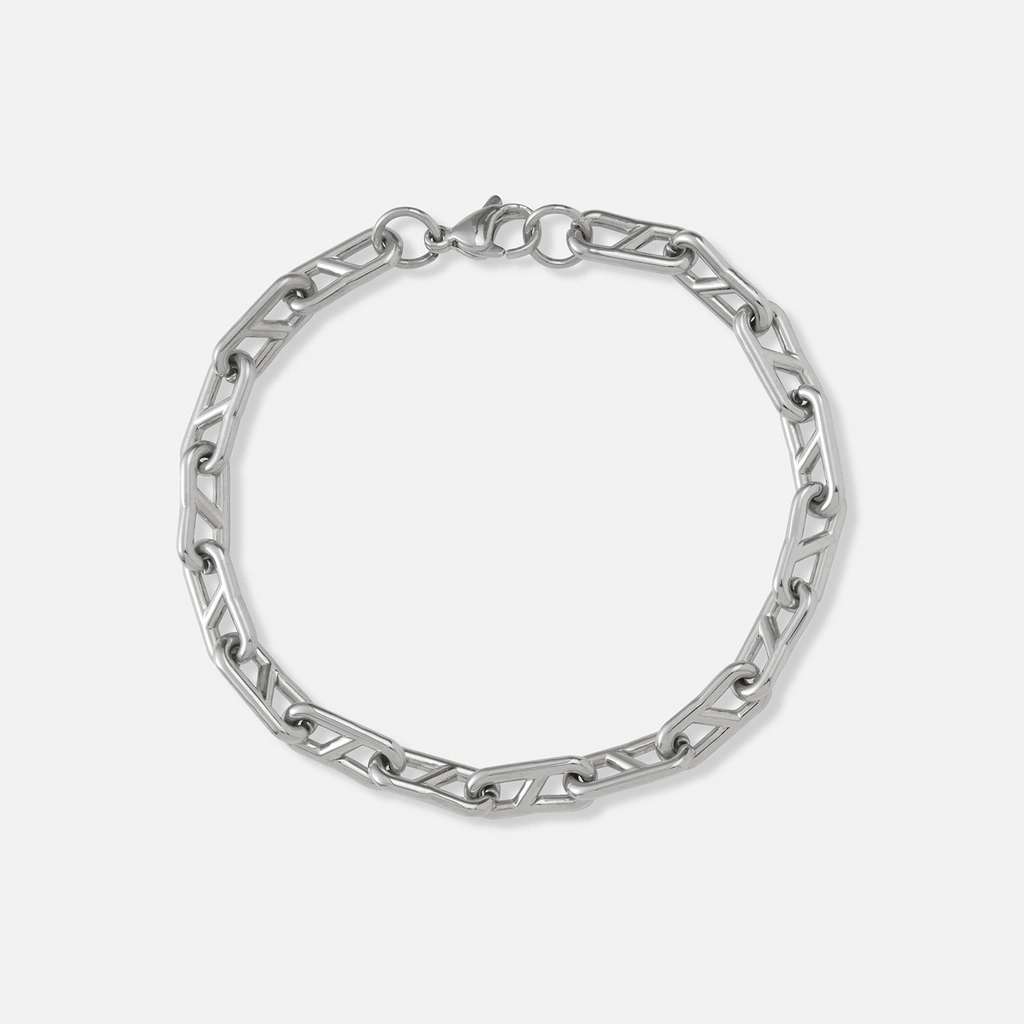 Stålarmband ankarlänk - 21,5cm