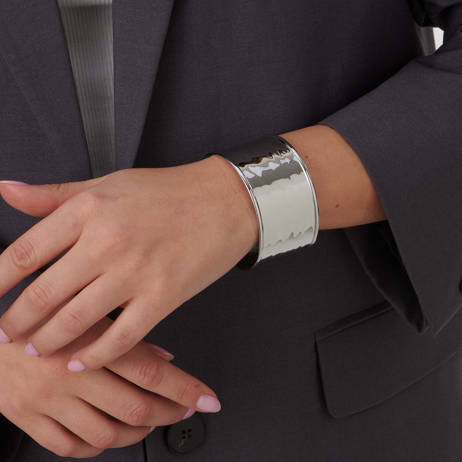 Stålarmband, bangle - 36mm bred